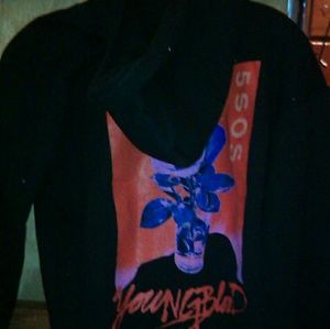 Black Young Blood 5sos hoodie